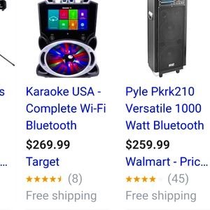 Bluetooth speaker/kareoke machine